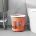 thumbnail image 4 of Fiudx Liquidación de ahorros de verano Bote de basura para cocina, latas de papel huecas y prácticos botes de basura de plástico sin tapa para sala de estar, dormitorio, hogar con anillo de presión, 4 of 6
