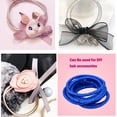 thumbnail image 3 of Minnieouse 10 piezas de bandas para el cabello, diadema elástica, tocado sólido ajustable, soporte grueso, accesorios de estilismo sin costuras Accesorio para el cabello azul real, 3 of 6