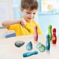 thumbnail image 4 of de para niños, juguetes educativos para edades tempranas, s deportivos, 6 de para niños de 2, 3, 4 y 5 , regalos de CUTICAT Juego de bolas de bolos, 4 of 7
