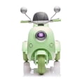 thumbnail image 5 of Xuanlur 12V Kids Electric Motorcycle, 3 Wheel 2 Seater Ride on Motorcycle w/Remote Control, 25W*2 Motors Electric Motorcycle w/Big Storage Box, Music, Horn, Light, Ride on Toys for Kids 3-8, Green, 5 of 7