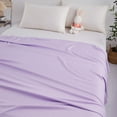 thumbnail image 5 of Hgallory Summer Cooler Throw Blankets, Breathable Skin-Friendly Solid Color Cotton Cooling Blanket for Kids, Modern Style Home Decor Bamboo Fiber Quilt for Bedroom Dormitary, 40"x47", 1PC, Purple, 5 of 7