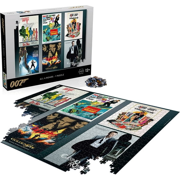 James Bond 007 Tous les Six Liens 1000 Pièce Puzzle