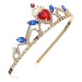thumbnail image 1 of Here's a polished and engaging product description for your **Metal Crown Shaped Tiara Hairband with Rhinestones**:\n\n \n\n✨ **Elegant Rhinestone Tiara, 1 of 4