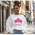 thumbnail image 4 of In October We Wear Pink Sweatshirt, Breast Cancer Awareness Shirt, Football, Pink Football **25% off at checkout until 9/30 Code: VIRGO, 4 of 5