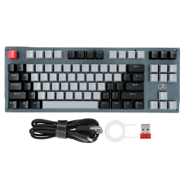 Keyboard,87Keys Bluetooth Mechanical Keyboard Bluetooth Mechanical