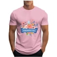 thumbnail image 2 of Tops para hombre, blusas y camisas de cuello redondo y manga corta para hombre, camisetas deportivas con estampados casuales para el Día de la Madre, blusas de cuello redondo y manga corta, blusas de, 2 of 5