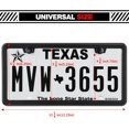 thumbnail image 2 of rock parts 2 Pack Matte Black License Plate Frames with 2 Holes, Thick-Coated Rust-Proof Aluminum Metal License Plate Holder, Includes Screw Accessories, Universal Car License Plate Cover for Man, 2 of 7