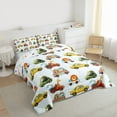 thumbnail image 3 of Homewish Colorful Toy Car Full Size Comforter Sets,Cute Lions Giraffe Bedding Comforter Set,Kawaii Zoo Animal Bedding Sets For Boys Kids,Luxury Bedroom Decor Reversible,3pcs, 3 of 8