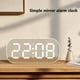 thumbnail image 3 of Reloj Espejo Digital, Reloj Despertador Espejo 2 Alarmas Para Escritorio, 3 of 7