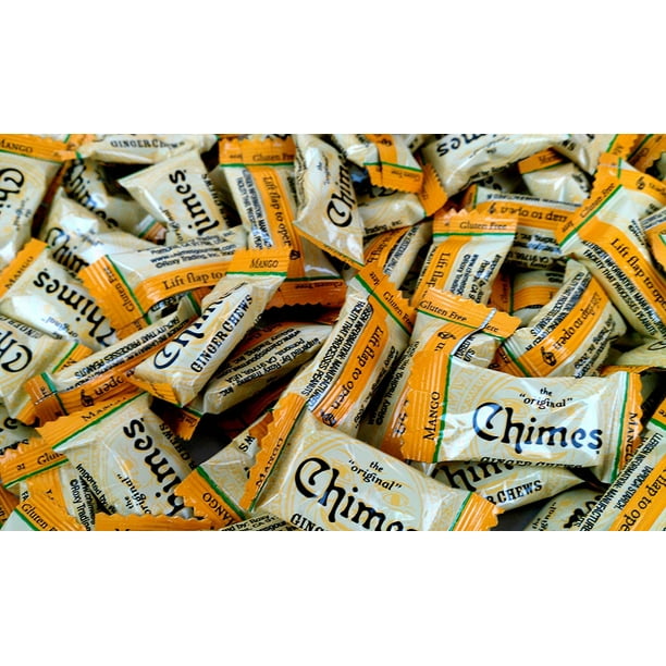 Chimes Mango Ginger Chews, 1lb Bag