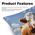 thumbnail image 2 of Cattle Covers- Set of 2 Throw Pillows in Various Sizes (16x16, 18x18, 20x20 inches) with Stylish Patterns for Home Decor and Comfort - Pillow Inserts Included, 2 of 6