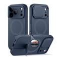 thumbnail image 1 of Case for iPhone 17 Pro Max/17 Pro/17 Air/17, Magnetic Case with Metal Kickstand Cover Shockproof Lens Protection Shell, 1 of 7