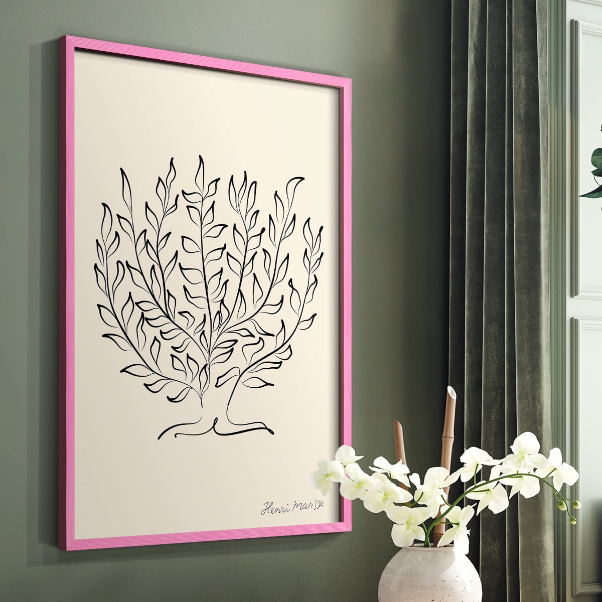 Matisse CCII in Solid Wood 8 x 10 Framed Print