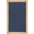 thumbnail image 2 of Indian Handmade Braided Inner Navy Blue Natural Jute Area Rug, Home Décor Rug, Floor Decor Carpet Size - 2.6' x 12' (78 cm x 360 cm), 2 of 5