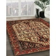 thumbnail image 2 of Ahgly Company Indoor Square Traditional Saffron Red Persian Area Rugs, 8' Square, 2 of 6