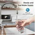thumbnail image 2 of Waterdrop 15UA Under Sink Water Filter System, Reduces Lead, Chlorine, Bad Taste & Odor, Under Counter Water Filter Direct Connect to Kitchen Faucet,, 2 of 9