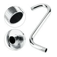 Long Shower Arm, Stainless Steel Shower Arm Extender, Extension Arm
