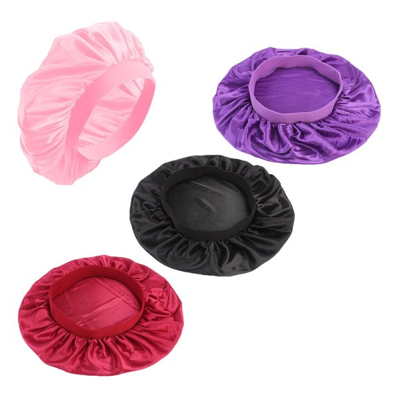 NICEXMAS Ladies Sleeping Headwear Comfortable Fit for Women Night Use 4Pcs