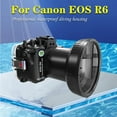 thumbnail image 5 of Seafrogs 40M/130FT Underwater Camera Housing Waterproof Diving Case for Canon R6 with Flat Port (100mm), Compatible with 16-35mm, 24-105mm, 100MM and 15-35mm Lens, 5 of 8