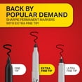 thumbnail image 3 of Sharpie Permanent Markers, Water- and Fade-Resistant, Extra Fine Point (0.4mm), Assorted, 5 Count, 3 of 8