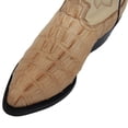 thumbnail image 4 of The Western Shops Men’s Leather Crocodile Alligator Print Cowboy J Toe Boot, 4 of 4