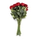 thumbnail image 1 of Artificial Rose flores falsas para la boda nupcial decoración de la oficina en casa (20pcs rojo oscuro), 1 of 8