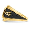 thumbnail image 3 of Real 14kt Yellow Gold masonic Ring mounting Size: 10; for Adults and Teens; for Women and Men, 3 of 5