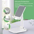 thumbnail image 2 of Adjustable Cell Phone Stand for Desk, Phone Holder can Adjustable Height and Compatible with Almost All Smart Phone as iPhone 13 Pro Xs Max Xr X Se 22 7 6 6s Plus SE 5 and Android Phone, 2 of 5