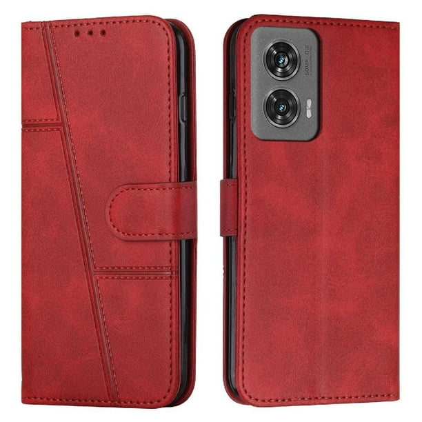 Funda Flip para FOXDOCK Motorola MOTO Edge 50 Fusion 5G – Carcasa delgada y resistente a impactos con soporte para uso diario y profesional