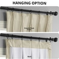 thumbnail image 5 of Half Price Drapes Alabaster Beige French Pleat Signature Velvet Blackout Curtains(1 Panel),50WX 120L, 5 of 11