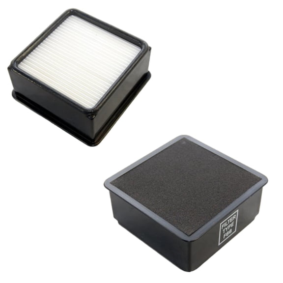 HQRP HEPA Filter 2-Pack for Dirt Devil F66 Ud70100 304708001 UD70100 Featherlite Bagless Upright UD70105 Breeze Cyclonic UD70110 Vigor Cyclonic Bagless Upright Series Vac Vacuum Cleaner