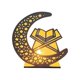 thumbnail image 1 of Wooden Crafts Ornament Lamp Middle East Festival Eid Decorative Lamp Moon LED Decorative Lamps, G, 1 of 5