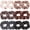 Neutral Colors, variant on Scrunchies for Girls Women Elastic Fluff Hair Bands Ponytail Ties (12 Pcs )