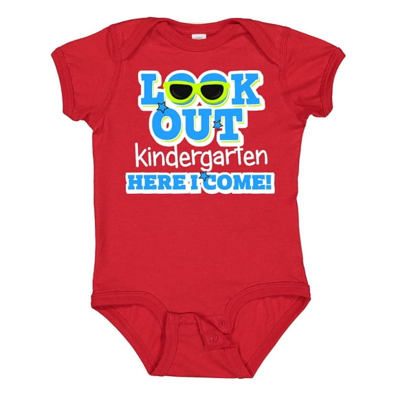 Inktastic Look out Kindergarten Here I Come Boys Baby Bodysuit