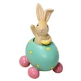 thumbnail image 1 of WIFKLSIIPG Easter Home Resin Color Rabbit Sitting Eggshell Decoration Desktop Decoration Children's Room Decoration Gifts, 1 of 5