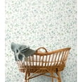 thumbnail image 5 of NextWall Dew Drop & Spring Green Wildflowers Peel and Stick Wallpaper, 5 of 6