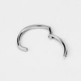 thumbnail image 2 of FANSING 16 Gauge Surgical Steel Oval Septum Hoop 16g 8mm Daith Piercing Rings, 2 of 2
