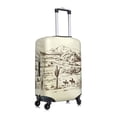 thumbnail image 6 of Salouo Wild West Desert With Cowboys Pattern Travel Dust-proof Suitcase Cover, Softside Suitcase Protector Luggage Cover Protector for 18-32inch ,Not Included Suitcase, 6 of 8