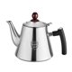 thumbnail image 1 of Tetera de acero inoxidable de fondo plano para cocina de inducción (1,2 l, plateada), 1 of 5