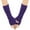 #2 Purple, variant on Kilaqueen Women Arm Warmers Sleeves Long Fingerless Gloves Winter Knit Mitten Y2K Arm Wrist Hand Cover with Thumb Hole