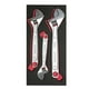 thumbnail image 2 of Juego De 3 Llaves Ajustables Ch111 Urrea Urrea CH111, 2 of 4