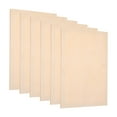 thumbnail image 1 of Uxcell 12 x 10 Inch Wood Panel Board, Unfinished Wood Canvas Square Wooden Deep Cradle Board for Painting Pouring 6 Pack, 1 of 6