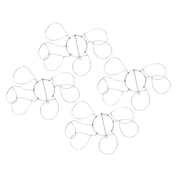 Piège à Crabes en Acier Inoxydable 6 Antirouille Diamètre 8.5cm Réutilisable