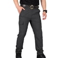 thumbnail image 1 of Minnieouse Pantalones Cargo multibolsillos para hombre, monos transpirables ligeros de secado rápido para exteriores de verano para senderismo y Prendas para la parte inferior del cuerpo Negro 4XL, 1 of 6
