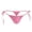 Pink, variant on Valentine's Day Gifts for Him Meitianfacai Men's Underwear New Elastic Ice Silk Men's Lace-up Underwear Seamless Breathable Thong T-pants Mens Thong Underwear Yellow