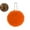 Orange, variant on VQPeo Fuzzy Christmas Balls, Polyester Holiday Ornaments, Festive Tree Decorations for Seasonal Holiday