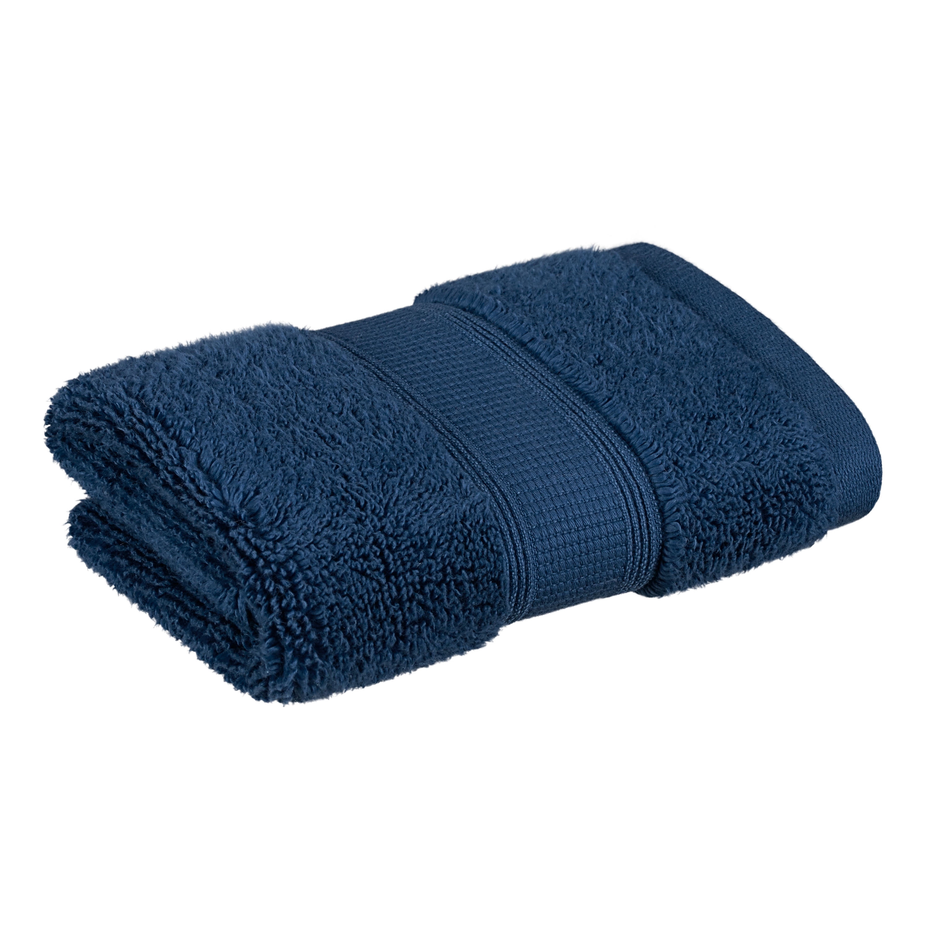 Riley Spa Towel Collection Thistle 100 % Cotton Bath Towel 30 x 58 in Navy @