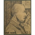 thumbnail image 2 of Hjalmar Söderberg 12x14 Black Ornate Wood Framed Double Matted Museum Art Print Titled: My Father (1887), 2 of 5