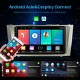 thumbnail image 5 of iSpchen Car Radio Stereo for Toyota Camry 2007-2011, 9" Touchscreen Android 13 Support Carplay Android Auto Navigation Bluetooth Radio Video Mirror Link Steering Wheel Control 2GRAM+32GROM,Black, 5 of 10