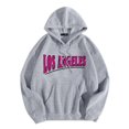 thumbnail image 1 of MKLEKYY Sweater Comb Womens Letter Printed Trendy Cool Fall/Winter Long Sleeved Drawstring Hooded Sweater, 1 of 1